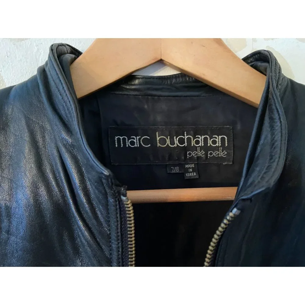 Black Leather Dress - Picture 3 of 4